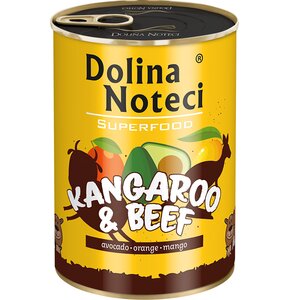 Karma dla psa DOLINA NOTECI Superfood z kangurem i wołowiną 400g