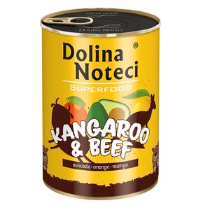 Karma dla psa DOLINA NOTECI Superfood Kangur i wołowina 400 g