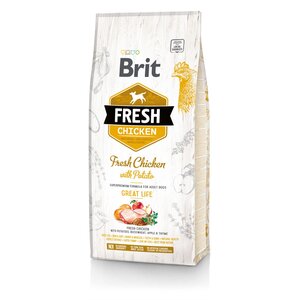 Karma dla psa BRIT Fresh Kurczak z ziemniakami 12 kg
