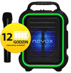 Power audio NOVOX Mobilite Czarno-zielony
