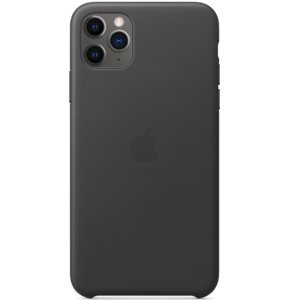 Etui APPLE Leather Case do iPhone 11 Pro Max Czarny