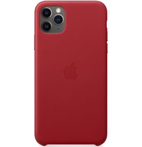 Etui APPLE Leather Case do iPhone 11 Pro Max Czerwony