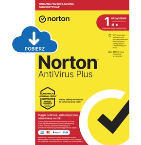 Antywirus NORTON 360 Antivirus Plus 2GB 1 URZĄDZENIE 1 ROK Kod aktywacyjny