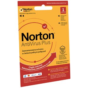 Antywirus NORTON 360 Antivirus Plus 2GB 1 URZĄDZENIE 1 ROK Kod aktywacyjny
