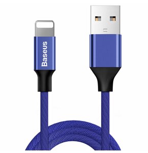 Kabel USB - Lightning BASEUS Yiven 2A 1.8 m Niebieski