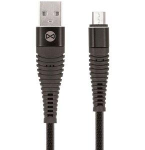 Kabel USB-MicroUSB FOREVER Shark 1m Czarny