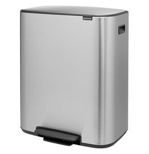 Kosz na śmieci BRABANTIA 211324 Bo Pedal Bin 60L Srebrny