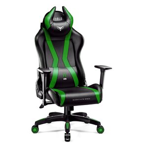 Fotel DIABLO CHAIRS X-Horn (L) Czarno-zielony