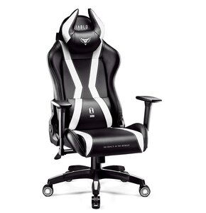 Fotel DIABLO CHAIRS X-Horn 2.0 (L) Czarno-biały