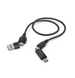 Kabel Type-C-Micro USB HAMA 1.5 m Czarny
