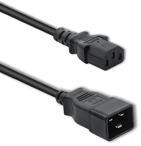 Kabel zasilający IEC 320 C20 - IEC 320 C13 QOLTEC 1.2 m