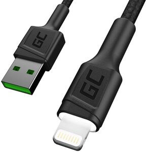 Kabel USB - Lightning GREEN CELL GC Ray 1.2 m