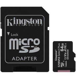 Karta pamięci KINGSTON Canvas Select Plus microSDXC 64GB + Adapter