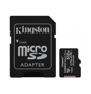 Karta pamięci KINGSTON microSDXC Canvas Select Plus 512GB + Adapter