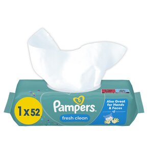 Chusteczki nawilżane PAMPERS Fresh Clean (52 szt.)