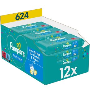Chusteczki nawilżane PAMPERS Fresh Clean (624 szt.)
