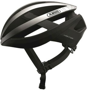 Kask rowerowy ABUS Viantor Czarno-srebrny Szosowy (rozmiar L)