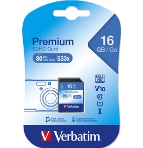 Karta pamięci VERBATIM SDHC 16 GB