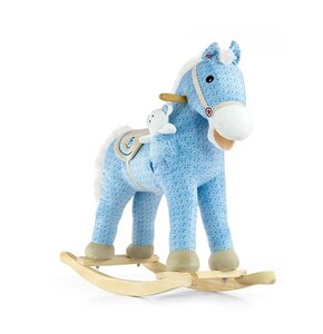 Koń na biegunach MILLY MALLY Pony Niebieski