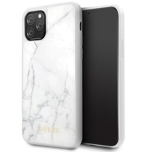 Etui GUESS Marble do Apple iPhone 11 Pro Biały