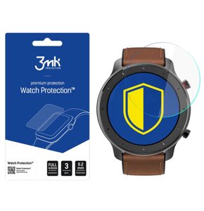Szkło hybrydowe 3MK Watch Protection do Xiaomi Amazfit GTR 47mm (3 szt.)