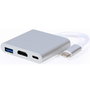 Hub CABLEXPERT A-CM-HDMIF-02-SV USB Typu C, Pasywny