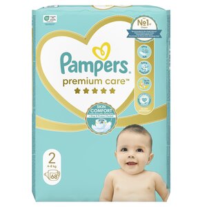 Pieluchy PAMPERS Premium Care 2 Mini (68 szt.)