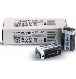 Baterie 6LR61 EVERACTIVE Pro Alkaline (10 szt.)