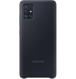 Etui SAMSUNG Silicone Cover Galaxy A51 Czarny