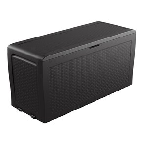 Skrzynia ogrodowa KETER Samoa Rattan Box 270 L Antracytowy