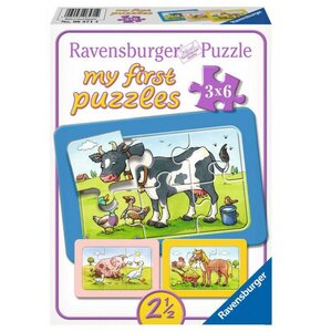 Puzzle RAVENSBURGER Zwierzaki 6571 (18 elementów)
