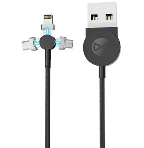Kabel USB - Lightning/Micro USB/USB Typ-C FOREVER Core 3MDC251B 1 m