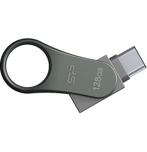 Pendrive SILICON POWER Mobile C80 128GB, USB-C / USB 3.2 Gen. 1 (USB 3.0), Odczyt 120 Mb/s, Zapis 10 Mb/s