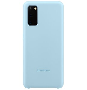 Etui SAMSUNG Silicone Cover do Galaxy S20 EF-PG980TLEGEU Niebieski