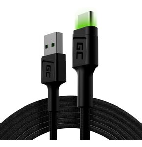 Kabel USB - USB-C GREEN CELL Ray 2 m
