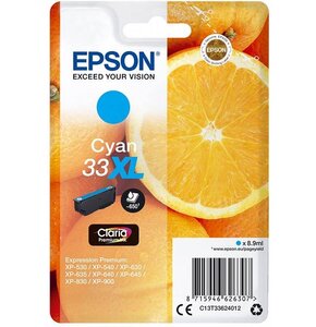 Tusz EPSON T3362 33XL Błękitny 8.9 ml C13T33624012