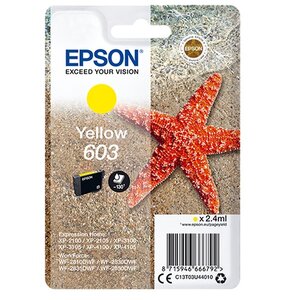 Tusz EPSON 603 Żółty 2.4 ml C13T03U44010