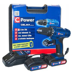Wiertarko-wkrętarka CELMA C-POWER D18V2