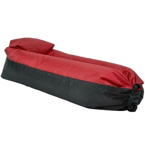 Dmuchany leżak ROYOKAMP Lazy Bag Czerwono-czarny
