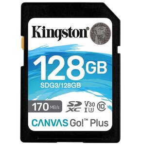 Karta pamięci KINGSTON Canvas Go! Plus SDXC 128GB