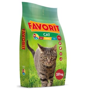 Karma dla kota FAVORIT Mix 10 kg