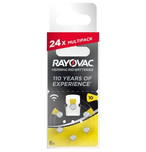 Baterie 10 PR70 RAYOVAC BOX24 (24 szt.)