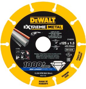Tarcza diamentowa DEWALT Extreme DT40252-QZ 125 mm