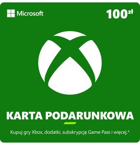 Kod podarunkowy MICROSOFT Xbox 100 PLN