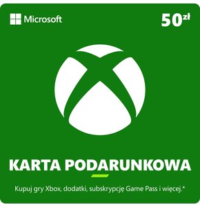 Kod podarunkowy MICROSOFT Xbox 50 PLN