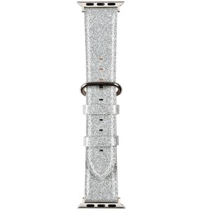 Pasek XLINE Glitter do Apple Watch (38/40/41mm) Srebrny