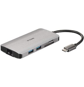 Hub D-LINK DUB-M810 USB Typu C, Pasywny