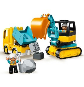 LEGO 10931 DUPLO Ciężarówka i koparka gąsienicowa