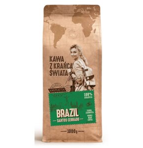 Kawa ziarnista VASPIATTA Z Krańca Świata Brazil Santos Cerrado Arabica Martyna Wojciechowska 1 kg