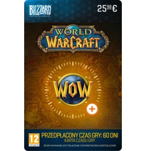 Karta przedpłacona na 60 dni gry World of Warcraft
